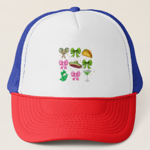 Boné Coquette Mardi Gras Arco Fleur De Lis Mask Fat Tue