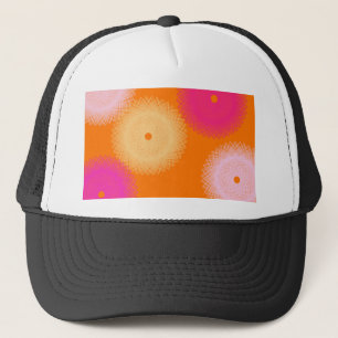 Boné cor laranja e rosa pop