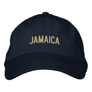 Boné Cor Personalizada do Word Simples Jamaica