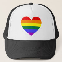 Coração arco-íris Orgulho gay LGBT