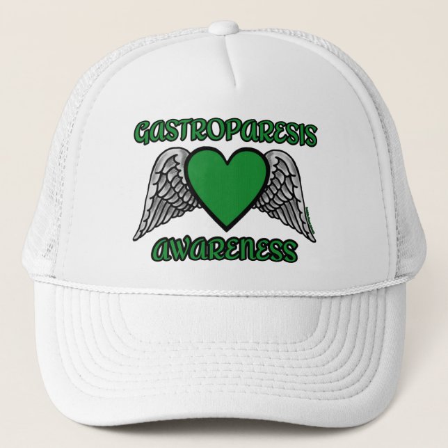 Boné Coração/Asas... Gastroparesis Trucker Hat (Frente)