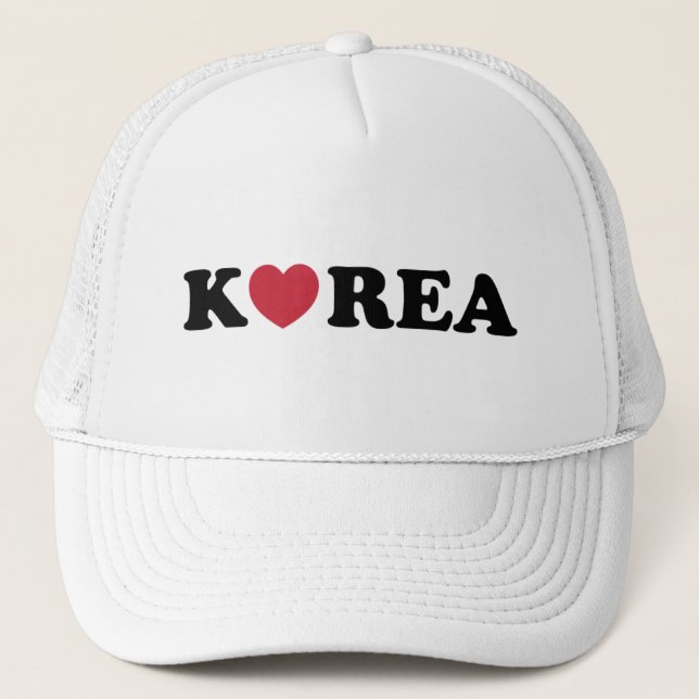 Boné Coração de Amor da Coreia (Frente)