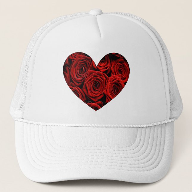 Boné Coração de Rosas (Frente)