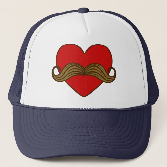 Boné Coração dos namorados do Moustache (Frente)