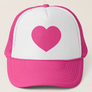 Boné Coração Rosa