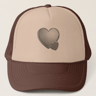 Boné Corações do cromo