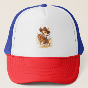 Boné Corgi Cowboy � Cão Rodeio Western