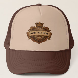 Boné Coroa e Escudo Personalizados para o Dia dos Pais