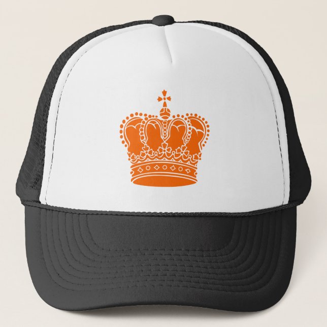 Boné Coroa Real - Laranja (Frente)