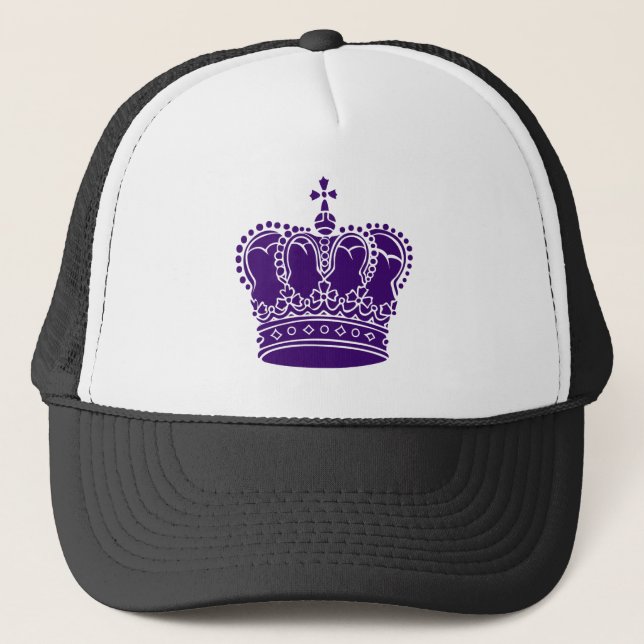 Boné Coroa Real - Roxo Profundo (Frente)