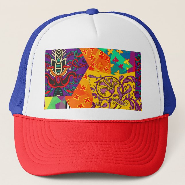 Boné Corpo Festivo Turco Indiano Mandala (Frente)
