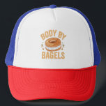 Boné Corpo Por Bagels Engraçado Judeu Hanukkah Rosquinh<br><div class="desc">hanukkah, passover, iídiche, chanukah, judeu, menorah, jew, presente, aniversário, bagel</div>