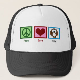Boné Corujas de Amor pela Paz