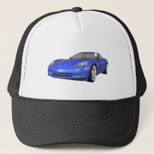 Boné Corvette 2008: Carro desportivo: Término Azul: