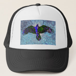 Boné Corvo da cor no azul