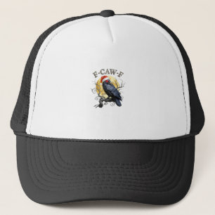 Boné Corvo Engraçado F-Caw-F Ave Chapéu de Natal Gótico