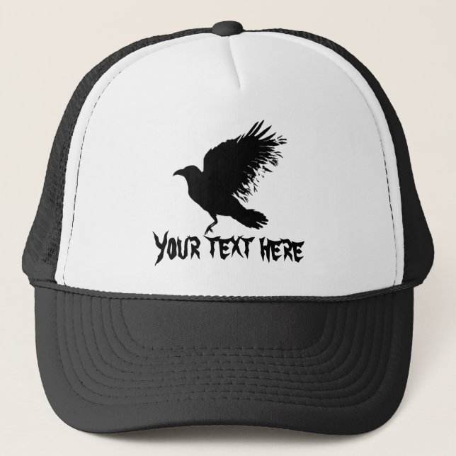 Boné Corvo - preto (Frente)