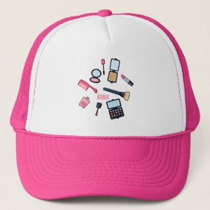 Boné Cosméticos / ilustração de desenho animado