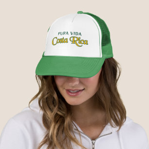 Boné Costa Rica Motto Pura Vida (ou seu texto)