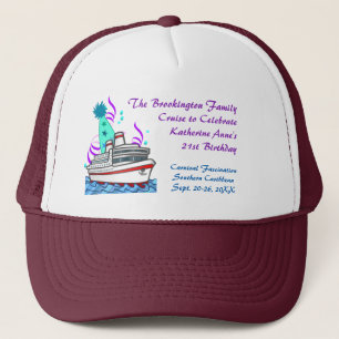 Boné Costume do cruzeiro do chapéu da festa de