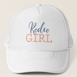 Boné Country Blue e Peach Rodeo Girl