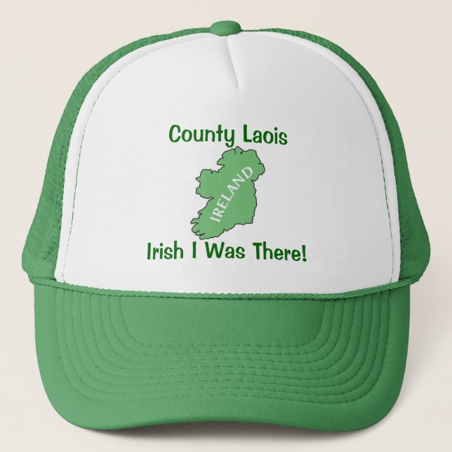Boné County Laois Ireland Trucker Hat (Frente)