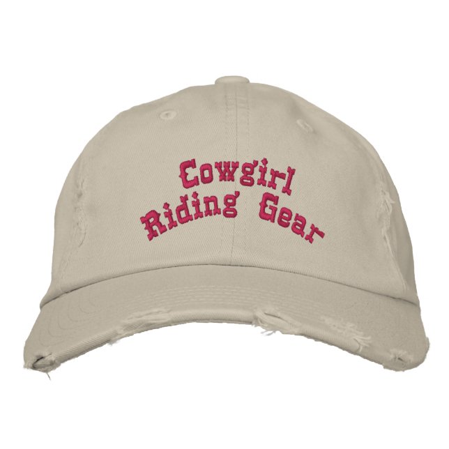 Boné Cowgirl Riding Gear (Frente)