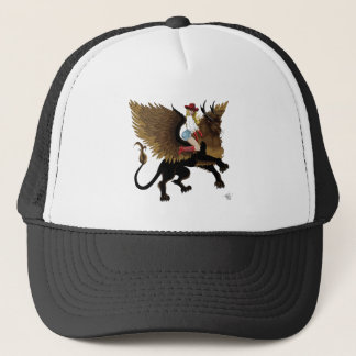 Boné Cowgirl Winged Lion Fantasy Red