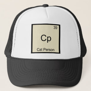 Boné Cp - Gato Pessoa Camiseta Divertida Símbolo Elemen
