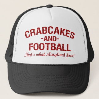 Boné Crabcakes e futebol