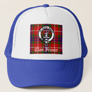 Boné Crachá Clan Fraser Crest e Tartan