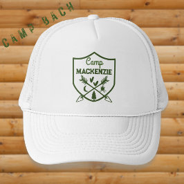 Boné Crachá Retroativo Bachelorette Camp Personalizado
