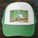 Boné Crane No Rio Mismaloya 0335<br><div class="desc">Pintando "Crane no Rio Mismaloya 0335" Coleção Você quer manter o sol fora de seus olhos? Os chapéus personalizados são a forma perfeita de atender a essa necessidade e muito mais. Personalize a frente e crie um acessório essencial que você nunca deixará para trás! Personalize na página do produto ou...</div>
