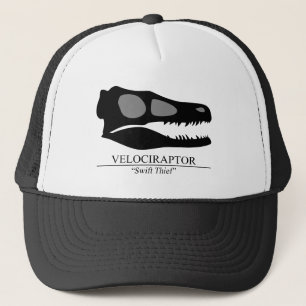 Boné Crânio do Velociraptor