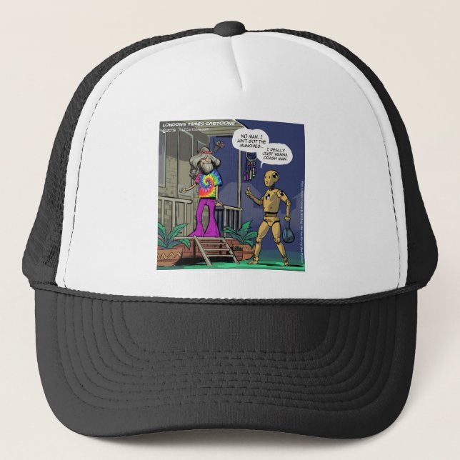 Boné Crash Test Hippie Engraçado (Frente)