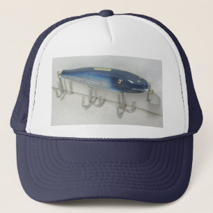 Boné Creek Chub Pikie Blue Flash Vintage Lure Hat