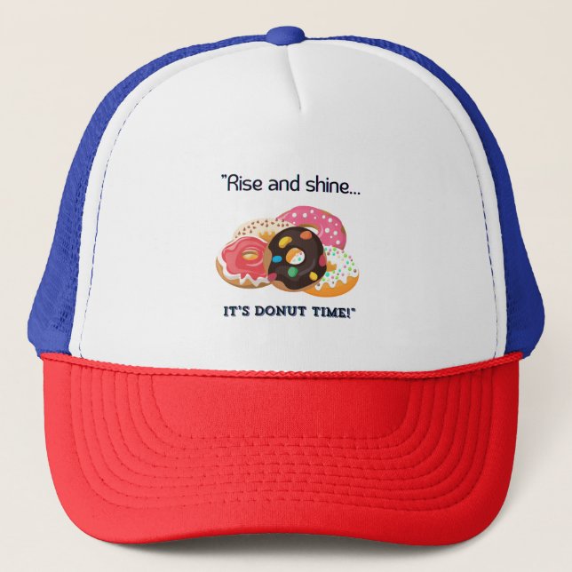 Boné Crescer e brilhar, seu tempo de ROSQUINHA (Frente)