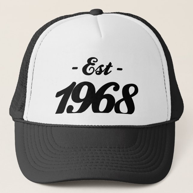 Boné criado em 1968 - aniversário (Frente)