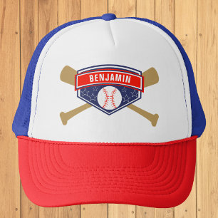 Boné Crianças Baseball - Nome Personalizado