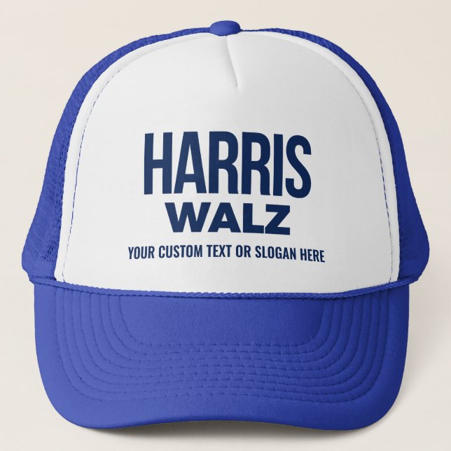 Boné Crie seu próprio Harris Walz 2024 (Frente)