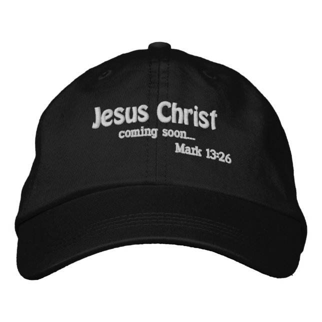 Boné Cristo Jesus em breve Personalize-o (Frente)