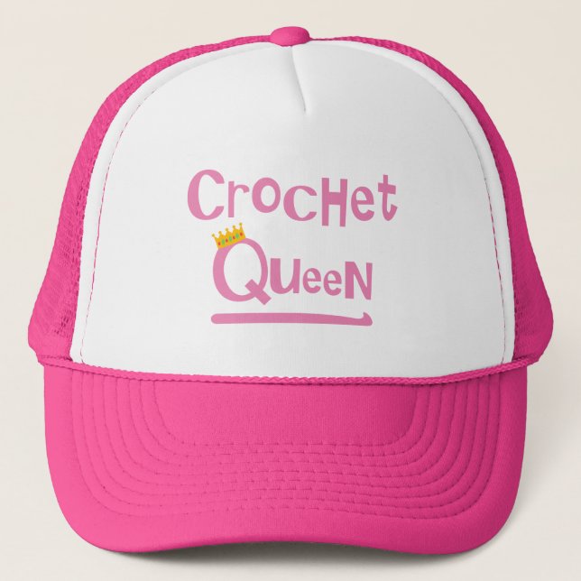 Boné Crochet Queen (Frente)