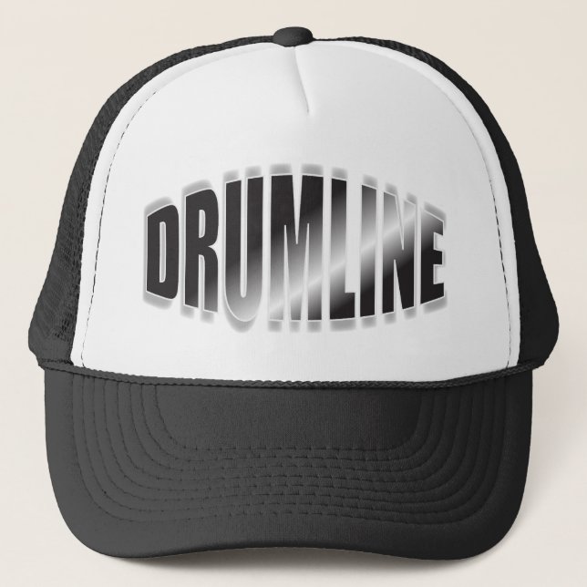 Boné Cromo preto de Drumline (Frente)