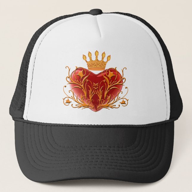 Boné Crown Filigree Heart Hat (Frente)