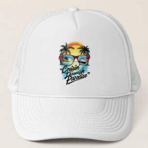 Boné Cruisin' Through Paradise: Vibes de Escape Tropica