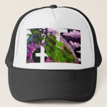 Cruz e olho cor-de-rosa