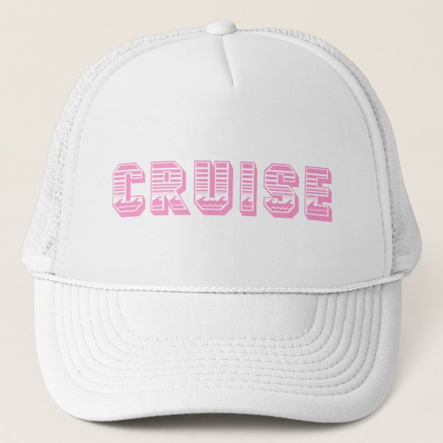 Boné Cruzeiro (rosa) (Frente)