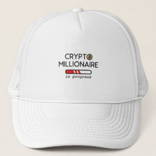 Boné Crypto Millionaire em curso