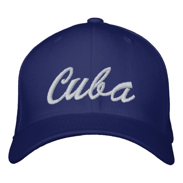 Boné Cuba bordou o chapéu (Frente)