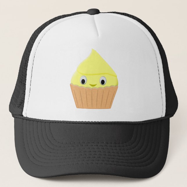 Boné Cupcake de limão de cartoon (Frente)
